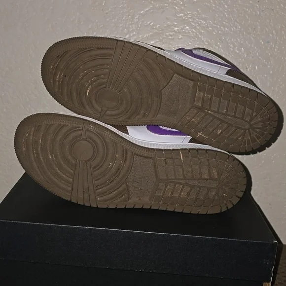 Jordan Kids' Brown and Purple Sneakers - Picture 5 of 5